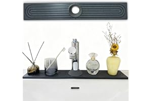 WUZEI Faucet Mat for Kitchen Sink, Diatomaceous Earth Stone Splash Guard Tray, Fast Drying Stone Sink Mat, Prevents Water Spl