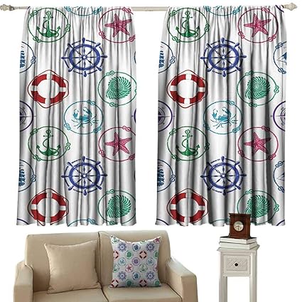 Amazon Com Anyangeight Beaded Curtain Ships Wheel Decor Nautical