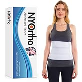NYOrtho Abdominal Binder Lower Waist Support Belt - Compression Wrap for Men and Women MADE IN USA