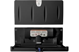 Foundations Classic Horizontal Wall-Mounted Baby Changing Station for Commercial Restrooms, Includes One Handed Adjustable Sa