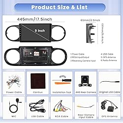 8 Core 6+128GB Android 13 Car Stereo for Toyota