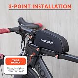 ROCKBROS Top Tube Frame Bag 1L Reflective 210D Pouch MTB Road E-Bike view 4