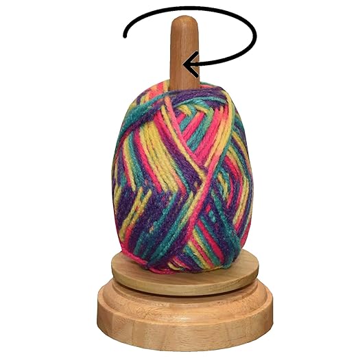 title=PORTA GOMITOLO ROTANTE ** Elimina i nodi dal GOMITOLO Con il porta gomitolo