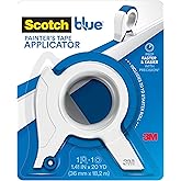 ScotchBlue Painter's Tape Applicator, White, with 1 Starter Roll 1.41 in. x 20 yd.
