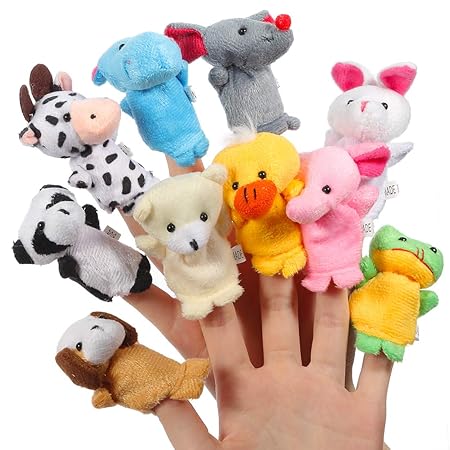 ThinkMax Fingerpuppen (10 Stück Tiere)