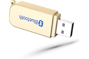 QOFOWIN Mini Bluetooth 5.3 Car Adapter, USB Bluetooth Receiver with Stereo Wireless 3.5mm Aux Jack Adapter Hands-Free Kit Built-in Mic for Car, Home Stereo and More