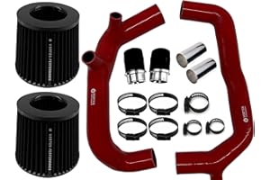 Turbo Intake Inlets Pipes Adapters for BMW N54 135i 335i 535i E90 E91 E92 RED BKAF V3