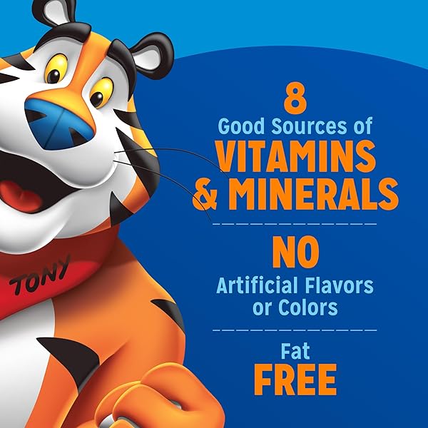 KELLOGG’S FROSTED FLAKES BREAKFAST CEREAL CUPS, 8 VITAMINS AND MINERALS, KIDS SNACKS, ORIGINAL, 25.2OZ CASE (12 CUPS)