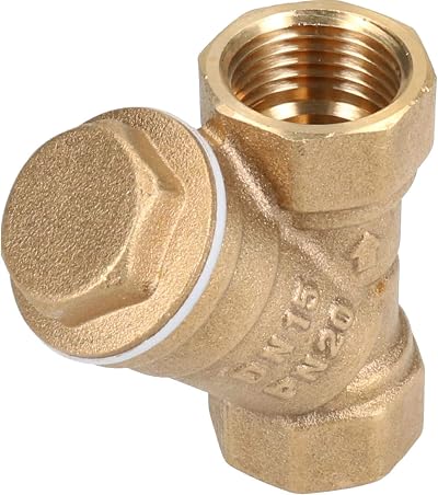 AB Tools 1/2" Inline Y Strainer Debris Filter Brass Stainless Steel WRAS