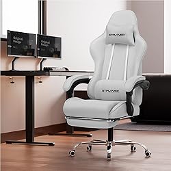 GTPLAYER Gaming Chair with Footrest, Computer Chair