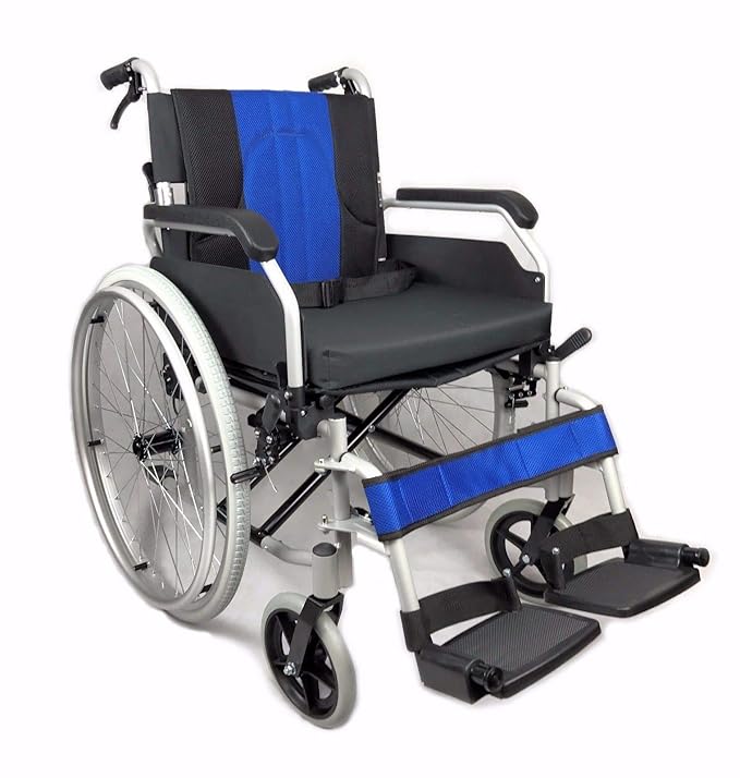 Lightweight Aluminium Folding self Propel Wheelchair with handbrakes