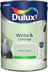 Dulux Silk Emulsion Paint For Walls And Ceilings Willow Tree 5L Green view 2