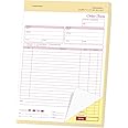 NextDayLabels - NCR Carbonless Order Forms, Bound Wraparound Cover, White/Canary, 50 Sets per Book. (8-1/2 x 11" - 2 Part)