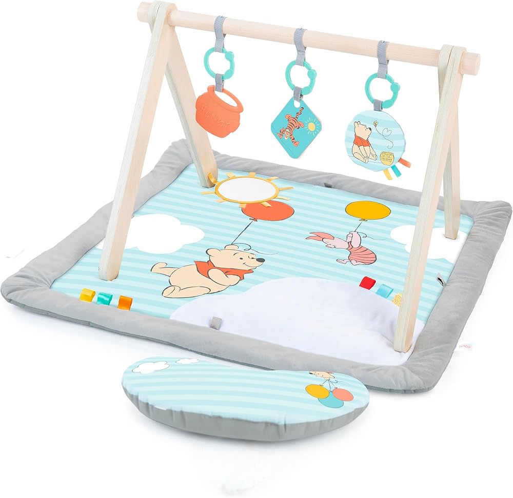 Bright Starts Disney Winnie the Pooh Once Upon a Tummy Time Activity Mat