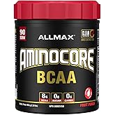 ALLMAX AMINOCORE BCAA Powder for Workout Muscle Recovery & Increased Endurance - Sugar Free, No Fillers 8.18 Grams Bcaas Amin