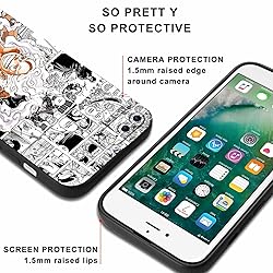 2 Pack Anime Phone Case for iPhone 7 Plus/8 Plus