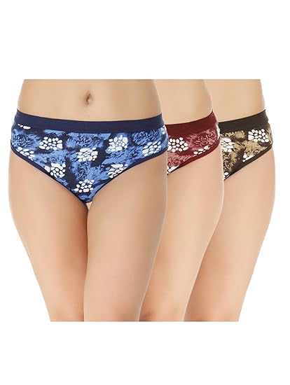Multicolor Cotton Hosrey Printed Panty for Women