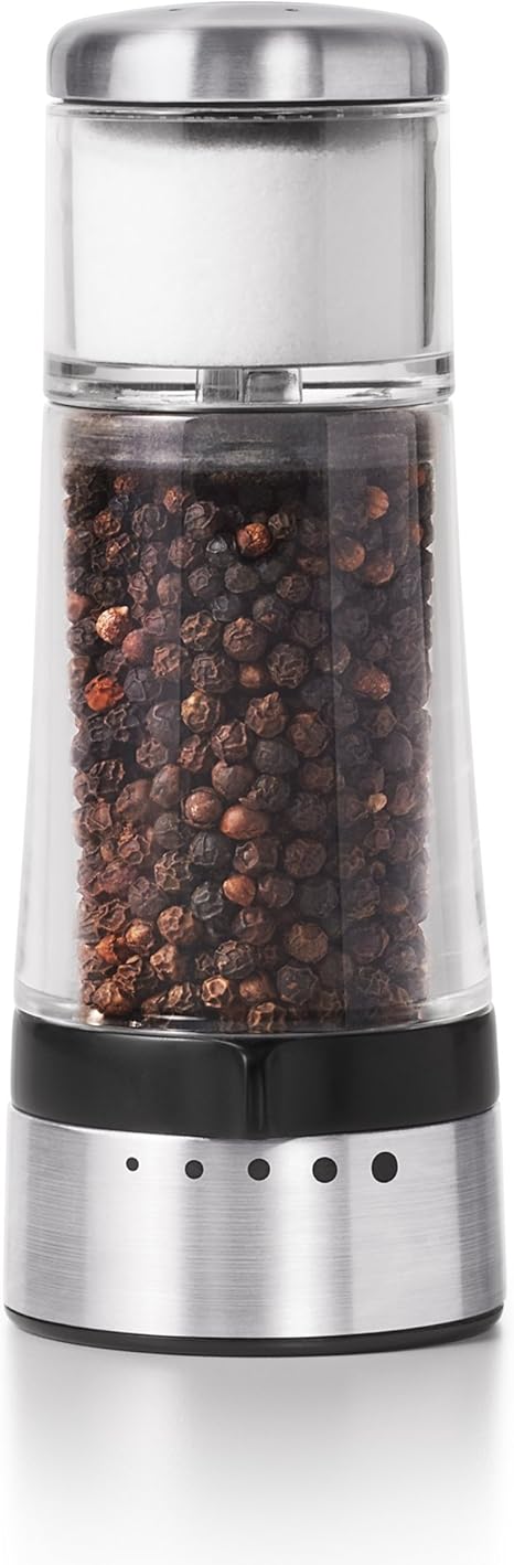 Amazon Com Oxo Good Grips 2 In 1 Salt Pepper Grinder Shaker Kitchen Dining