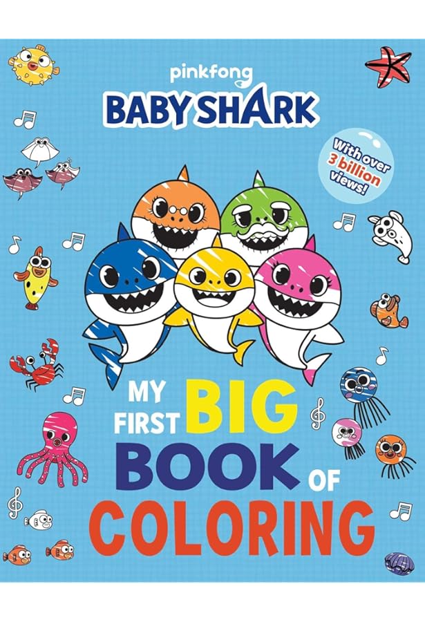 Baby Shark: My First Big Book of Coloring: Pinkfong: 9781499810738
