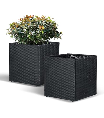 Amazon.com: Cube Planter, Large Square Planter for Outdoor