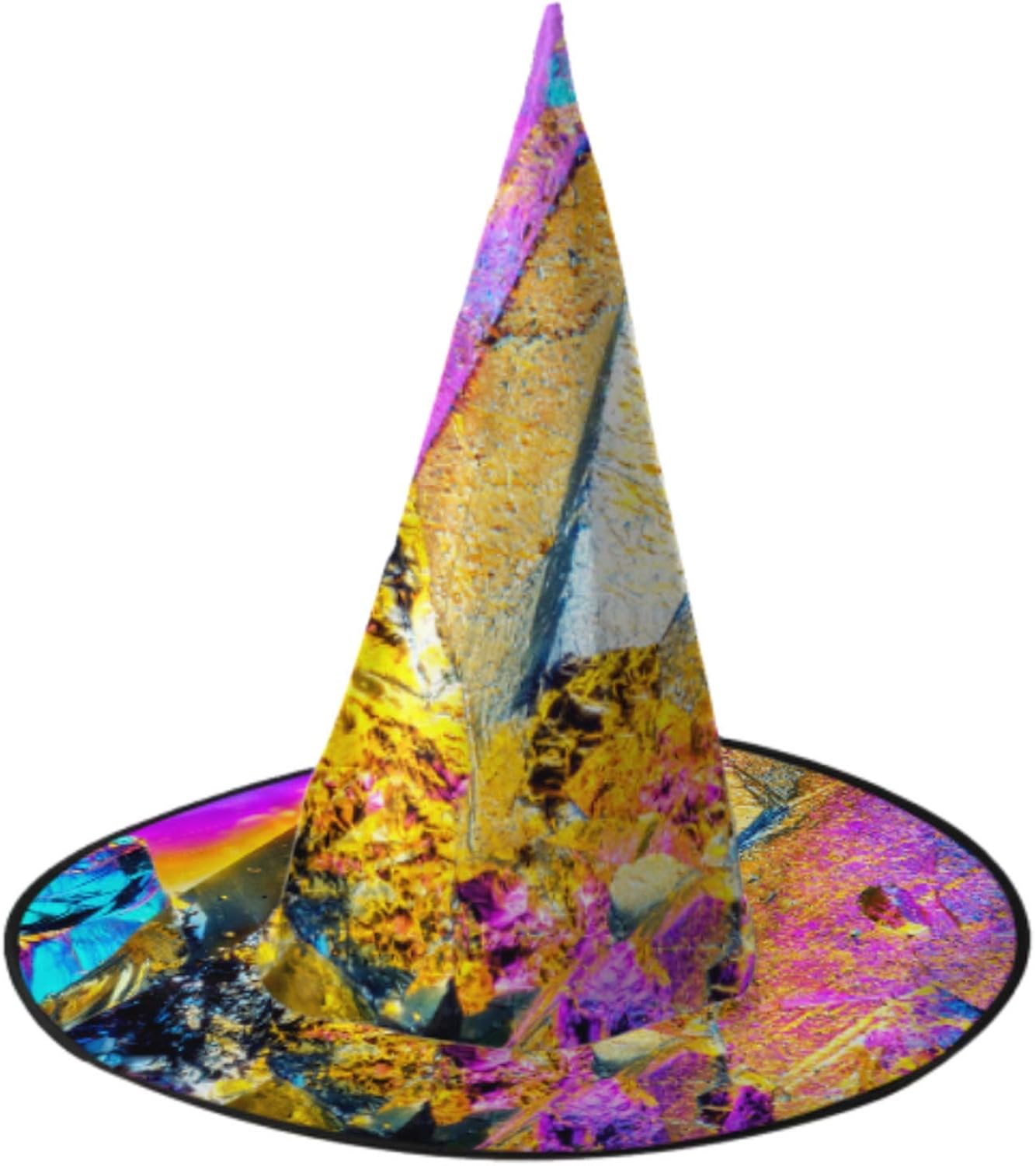 Wizard Hat Adult Women Art Beautiful Colorful Stained Glass