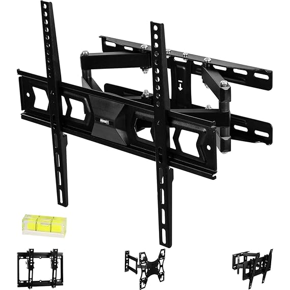 MOUNTY TV Wandhalterung MY232, 11 Modelle, schwenkbar, neigbar, ausziehbar, universal, bis 100 KG, max VESA 400x400mm, 10 Jah
