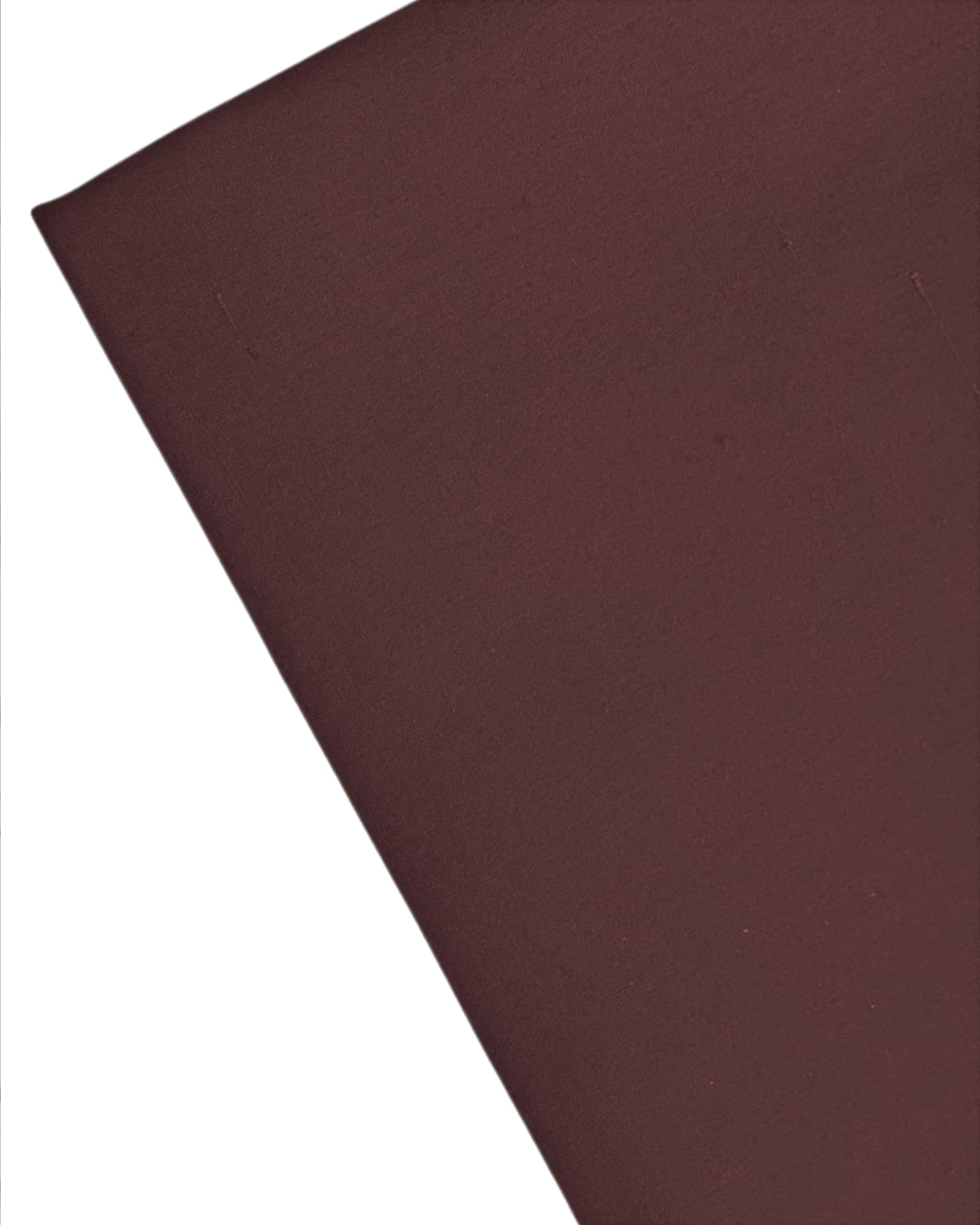 Plain Brown Fabric - 45 inch / 112 cm Wide - for Dressmaking, Art & Craft, Sewing- Per Metre — image 1