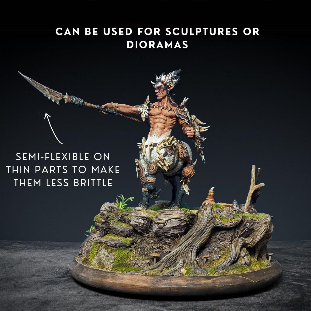 Cosclay Sculpt - Soft Gray - Flexible Polymer Clay (1lb)