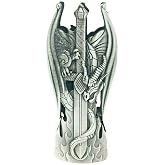 Dragon and Sword Metal Lighter Case Cover Holder fits BIC Full Standard Size Lighter J6