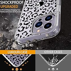 LUHOURI for iPhone 15 Pro Max Case with Screen