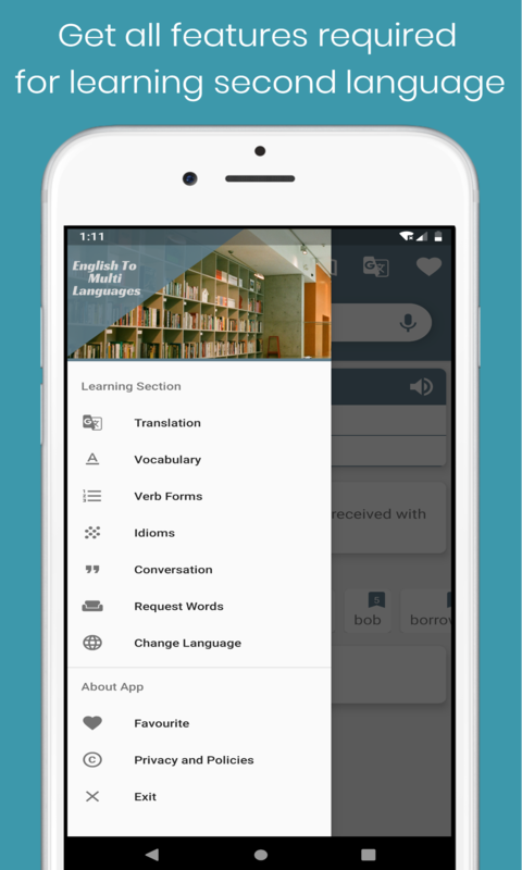 Dictionary Meaning And Translator In Multi Languages Offline English Urdu Pashto Arabic Hindi German French Amazon Com Appstore For Android