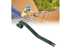 Atyhao Roof Shingle Removal Tool, Roof Snake Nail Remover Efficient Shingle Nail Puller Safer Universal High Carbon Steel Professional Bar for Household