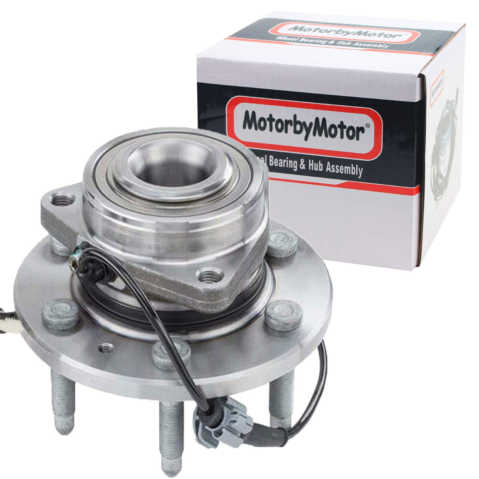 Photo 1 of MotorbyMotor 515160 Front Wheel Bearing and Hub Assembly 4WD with 6 Lugs Fits for Chevy Silverado 1500 Suburban Tahoe, GMC Sierra 1500 Yukon XL, Cadillac XTS Escalade Hub Bearing (4x4, w/ABS)