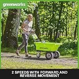 Greenworks G40GC Self-Propelled Electric Garden Cart 100kg Capacity view 5