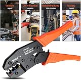 Preciva Insulated Wire Terminal Crimping Tool Kit 0.5-6mm² Ratchet Crimper view 6