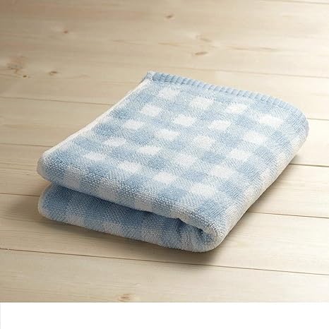 Amazon ベルメゾン バスタオル 新生活 速乾 ふんわり 約34 1cm ブルー チェック ハンガーに干せるバスタオル フェイスタオル ホーム キッチン オンライン通販