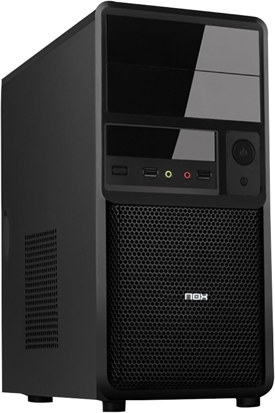 Nox Volt - NXVOLT - Caja PC, Micro ATX, Color negro: Amazon.es: Informática