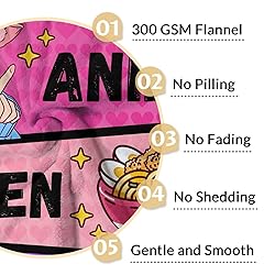 Girls Blanket Gifts - 30x40 Inches Cute Throw
