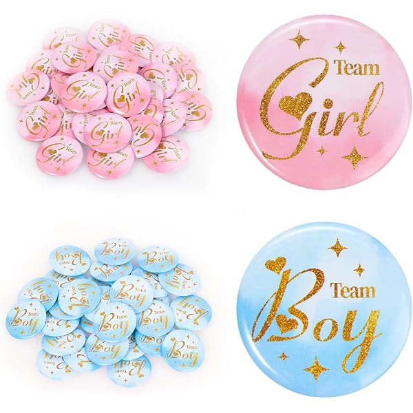 Épingle Révélation De Sexe – Ruban Rose Et Bleu – 8,8 Cm – Fête Prénatale, Shower, Cadeau