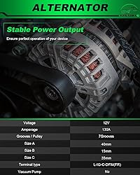 SZKAIDAG Upgraded High Output Alternator