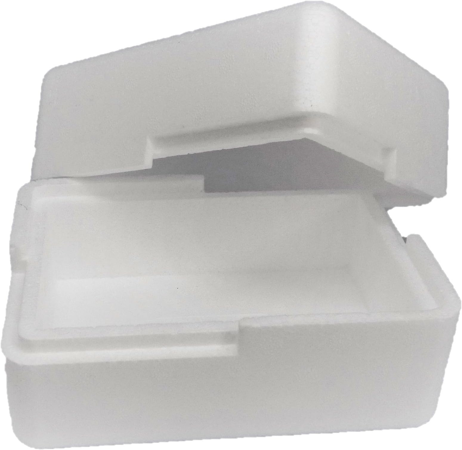 THERMO INSULATION POLYSTYRENE BOXES 200 x 120 x (50+50) mm, WALL THICKNESS: 15mm FOR FOOD FISH REPTILES WORMS MEDICATION PERISHABLE GIFT GOODS ITEMS COOL OR WARM TEMPERATURE PACKAGING (10)