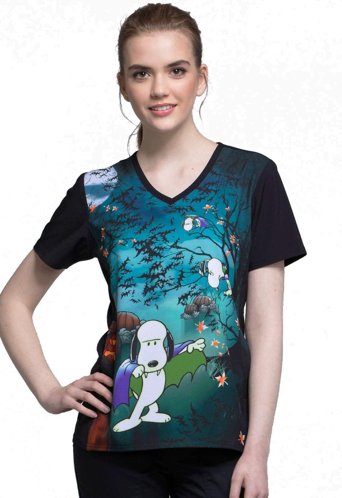 CHEROKEE Tooniforms TF627 Women's V-Neck Top