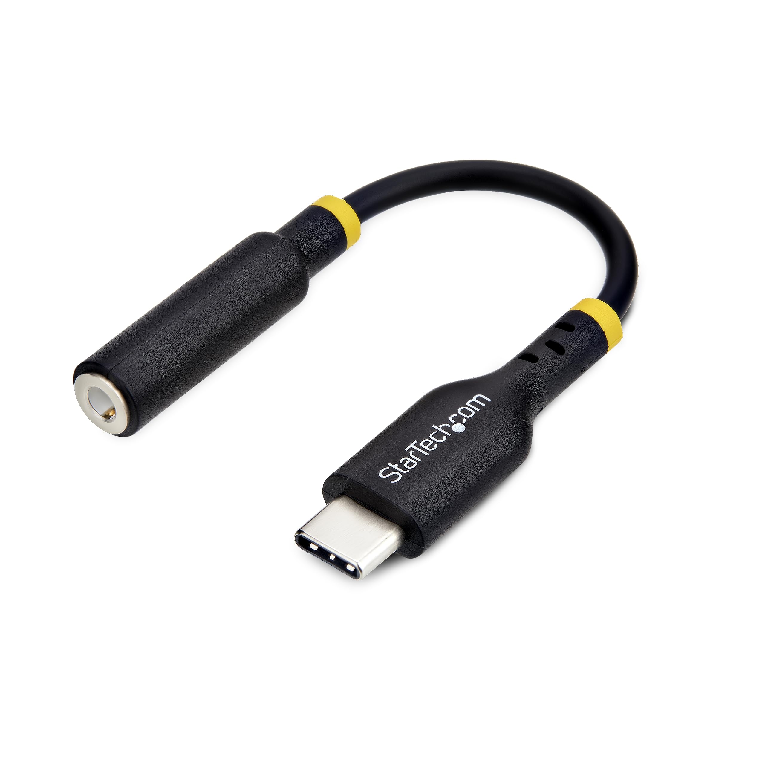 StarTech.com USB-C 3.5mmオーディオ変換アダプター／32bit DAC Hi-Fi音質 ／Thunderbolt互換／タブレット スマートフォン対応 USBCAUDIO2商品画像