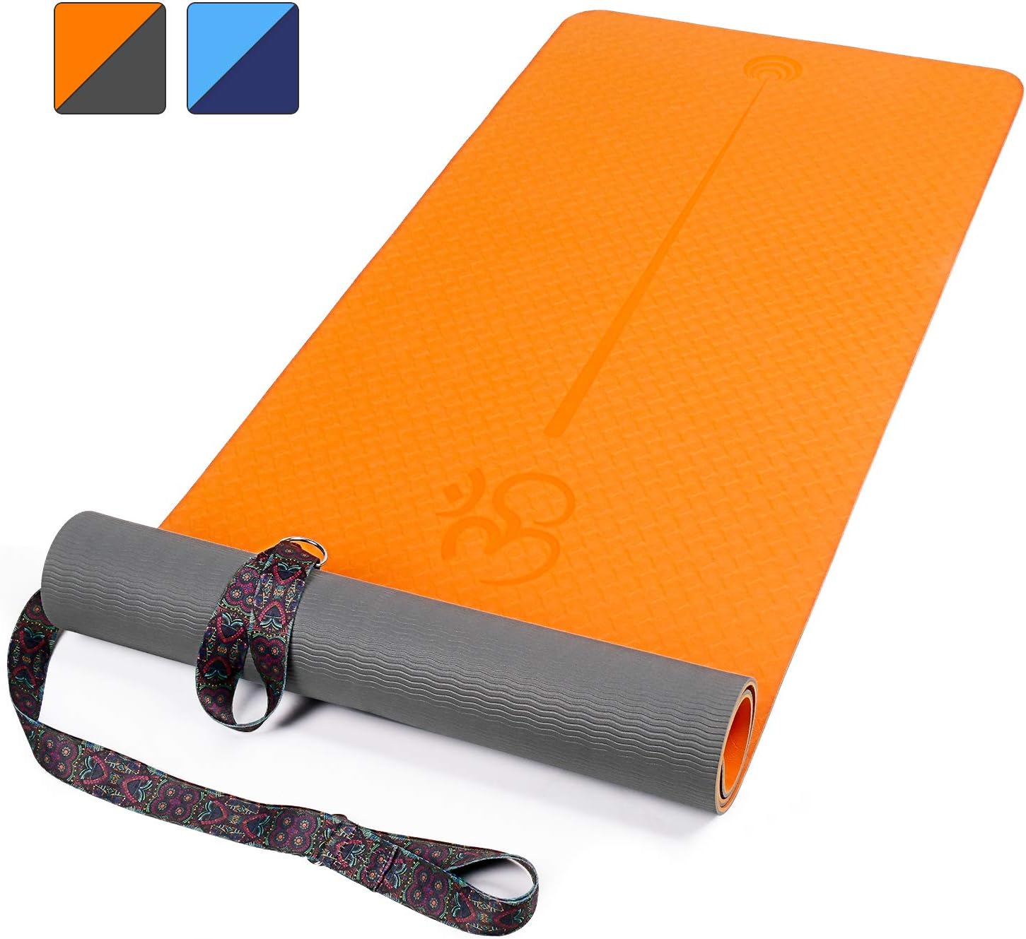XGEAR Esterilla Yoga Antideslizante, Alfombrilla TPE de Yoga, Esterilla