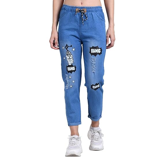 Buy Women's Denim Jogger Regular at Amazon.in