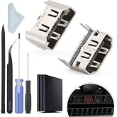 2PCS for PS4 HDMI Port Replacement for Sony Playstation 4 PS4 Socket Jack Interface Connector for PS4 Console Accessories Parts with Repair Kit