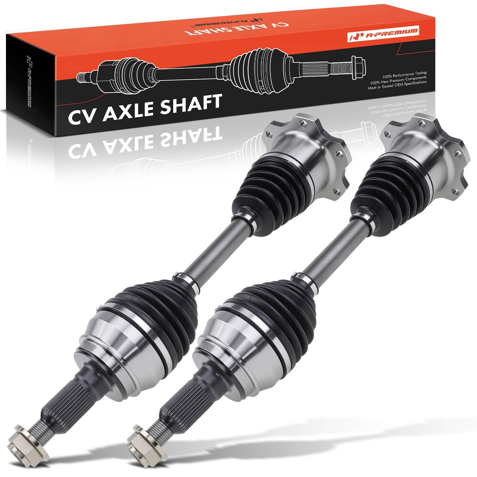 Photo 1 of ***FOR PARTS ONLY/ NON-FUNCTIONAL*** A-Premium Pair (2) Front CV Axle Shaft Assembly Compatible with Cadillac, Chevy & GMC Models - Silverado 1500, Suburban, Tahoe, Avalanche, K1500, Sierra 1500, Yukon, Escalade - Left and Right