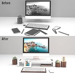 OImaster Monitor Stand Riser, Foldable Computer