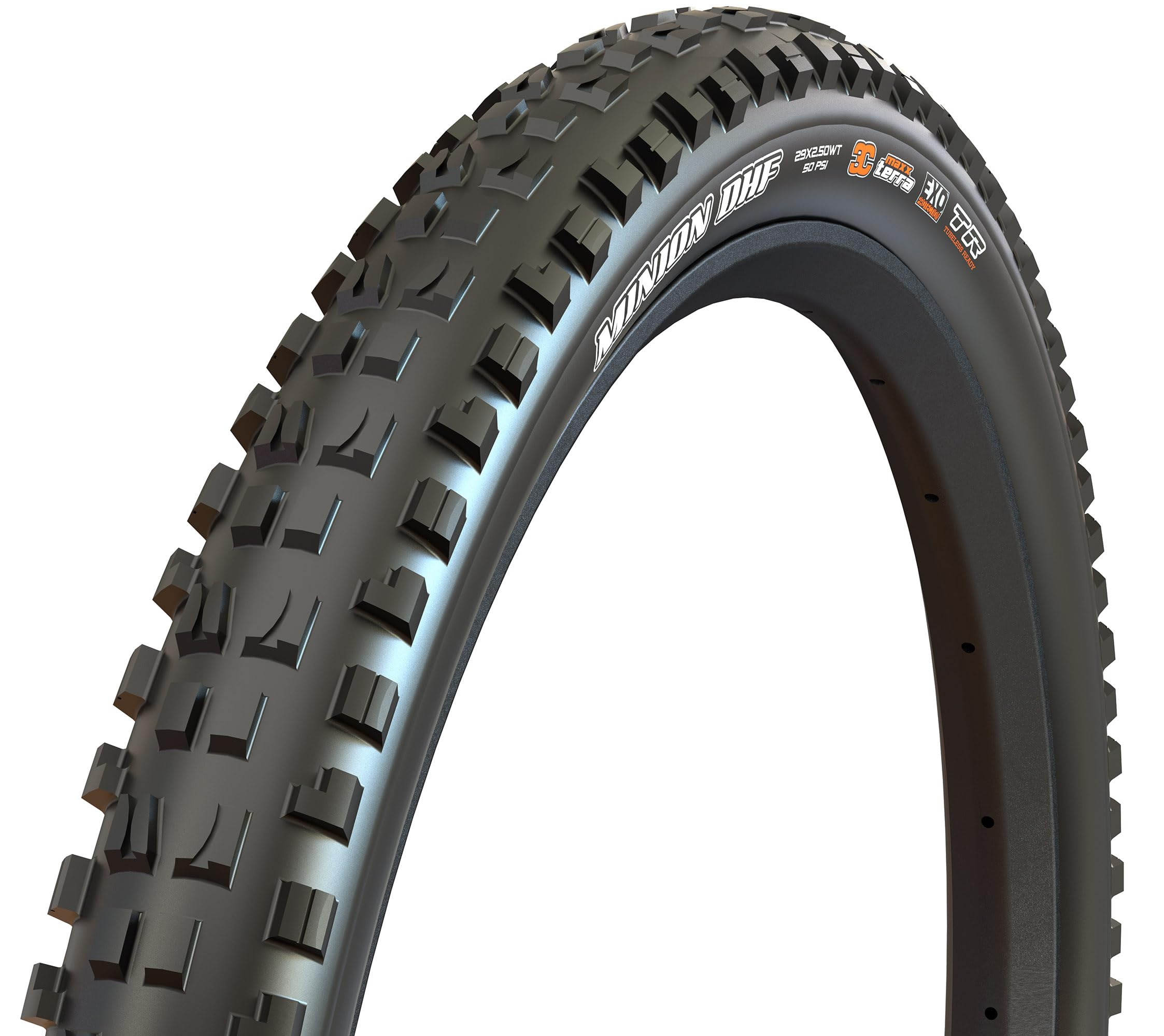 Maxxis Minion DHF 29x2.50 WT 120 TPI Folding 3C MaxxGrip (DD/TR), One Size