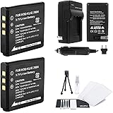 KLIC-7004 Battery 2-Pack Bundle with Rapid Travel Charger and UltraPro Accessory Kit for Select Kodak Cameras Including PlayS